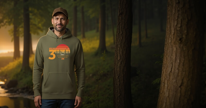 Pánská mikina 30 let myslivost